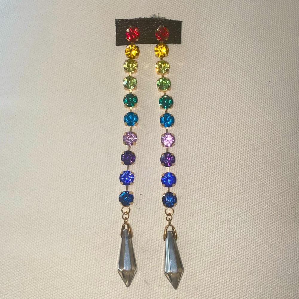 Rainbow earrings